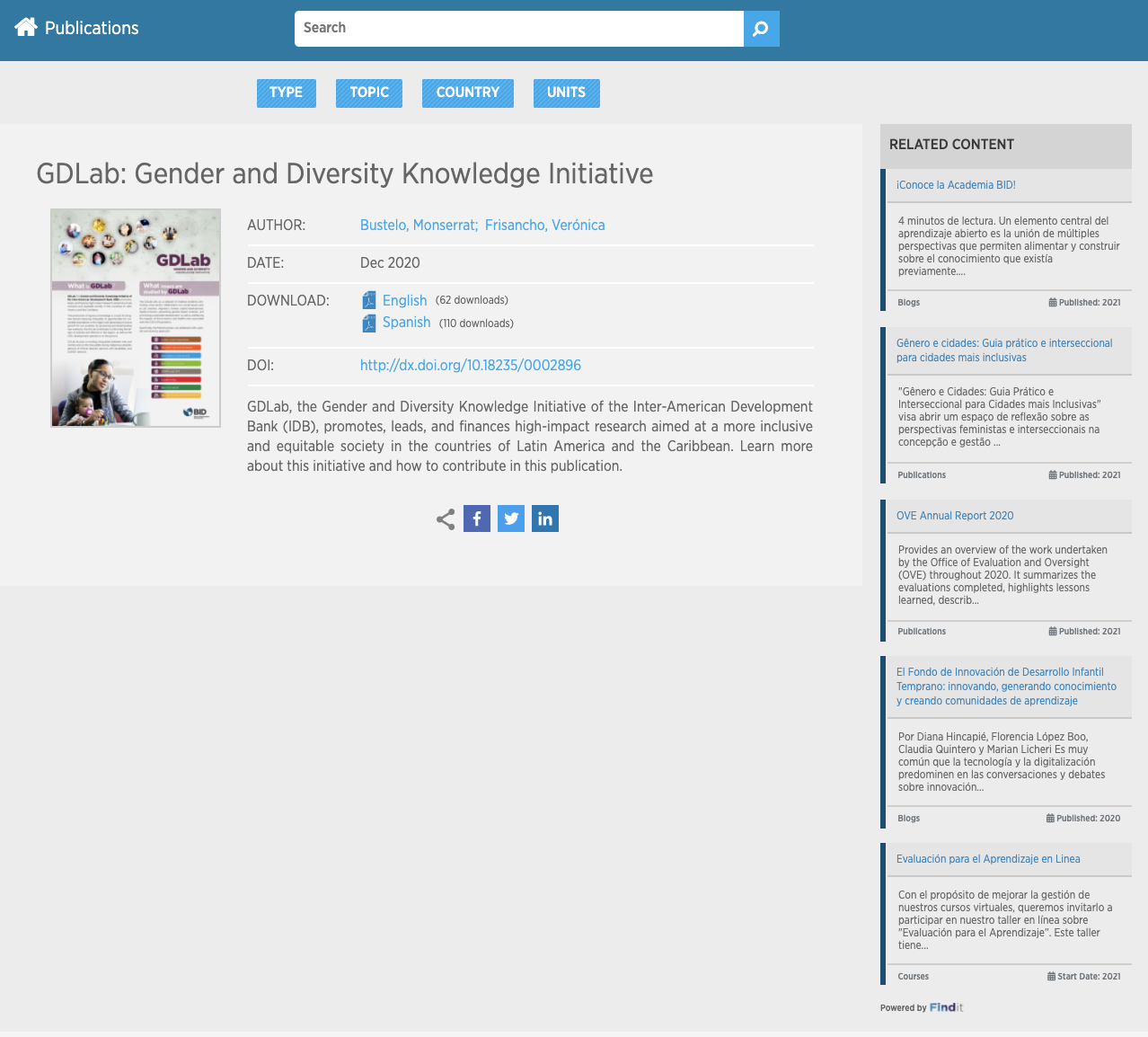 IDB’s FindIt Tool