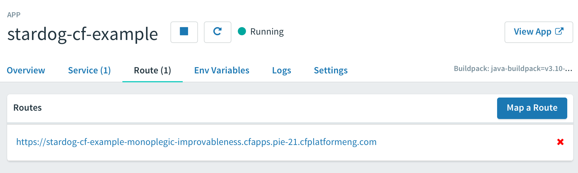 Application URL