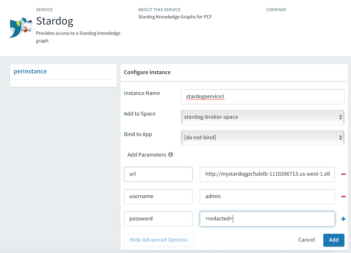 Configure the instance